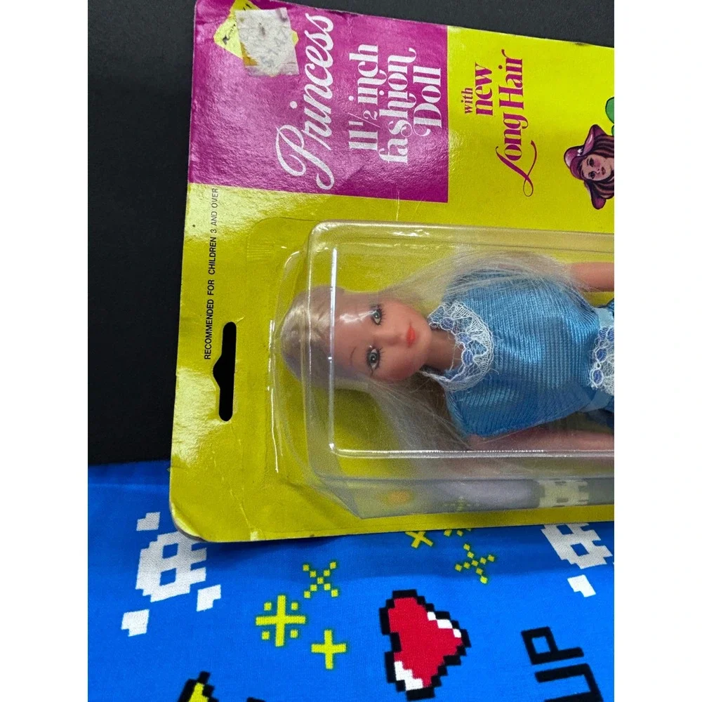 Vintage‎ Kmart Princess 11.5 inch Fashion Doll Blonde Long Hair Blue Outfit NIP